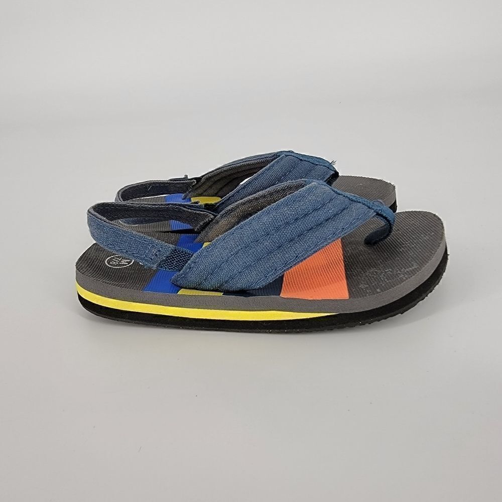 Cat and jack baby boys sandals flip flops blue 7